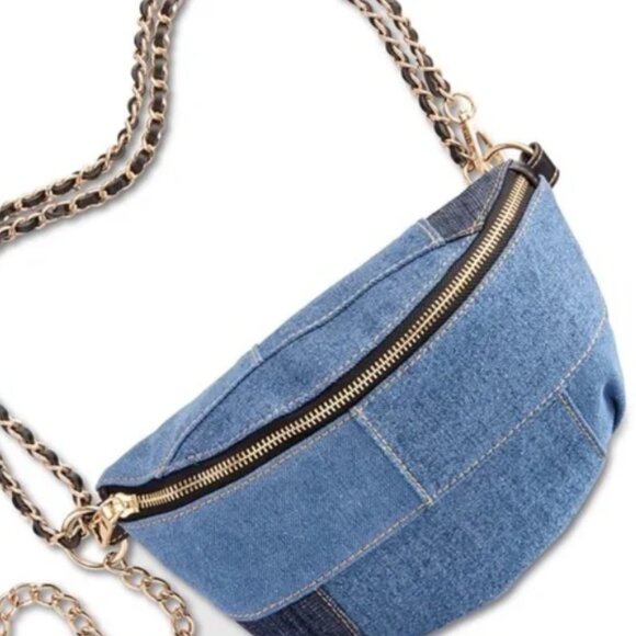 Denim Fanny Pack Satchel by Steve Madden - Picture 3 of 4